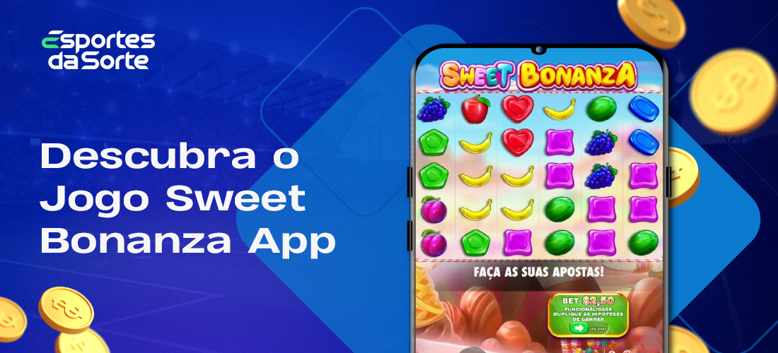 Descrição detalhada do jogo online Sweet Bonanza disponível no Esportes da Sorte