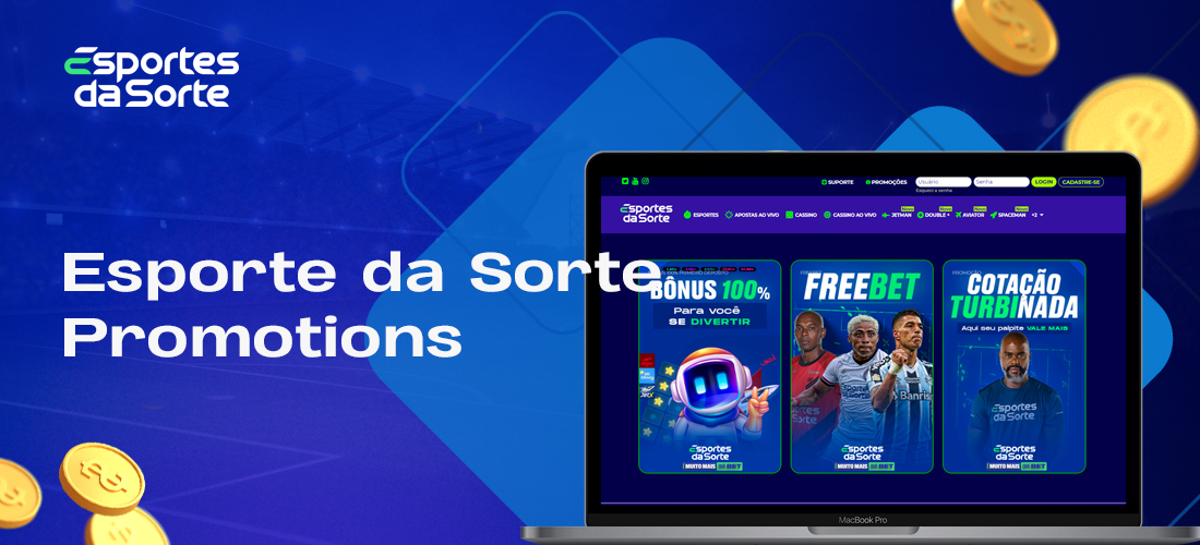Quais promoções estão disponíveis para os usuários do Esportes da Sorte do Brasil?