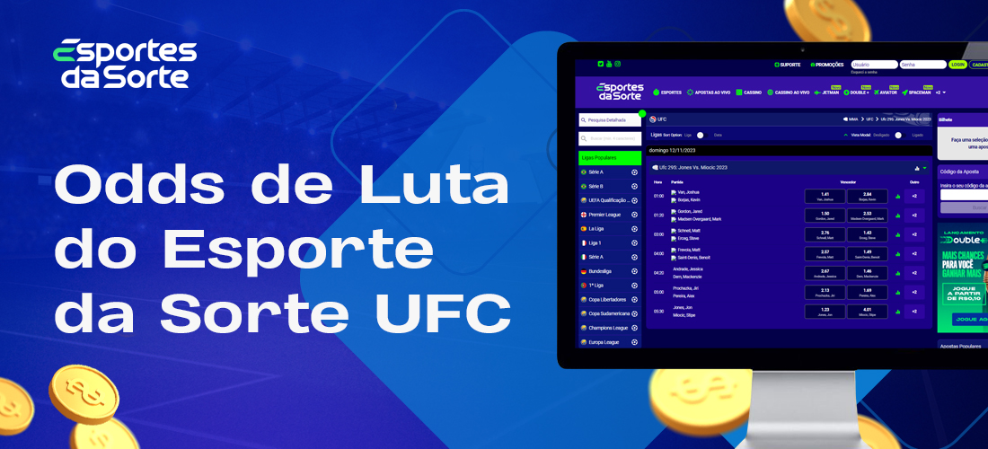 Tipos de apostas e probabilidades UFS oferecidas pelo Esporte da Sorte para usuários brasileiros