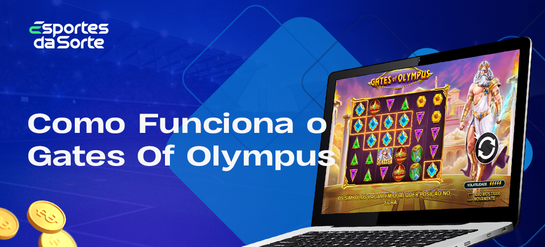 Como o jogo Gates Of Olympus é organizado no site do casino online Esporte da Sorte