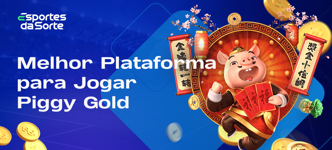 Descrição do jogo Piggy Gold na plataforma do casino online Esporte da Sorte