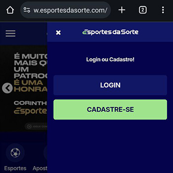 Registro e login