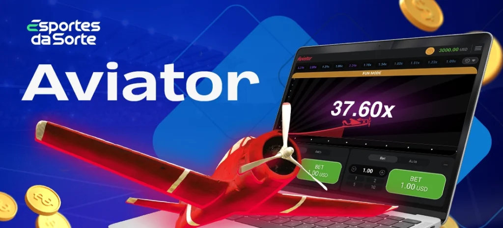 Jogo Aviador no site do casino online Esporte da Sorte