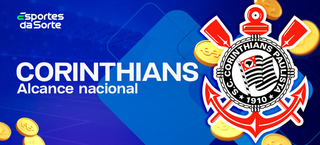 Logotipo do Sport Club Corinthians associado a parceria institucional.